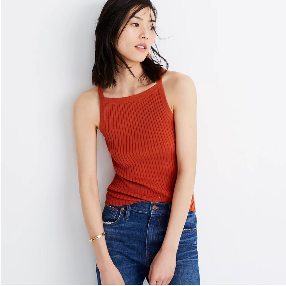 NWT Madewell Apron Sweater Tank